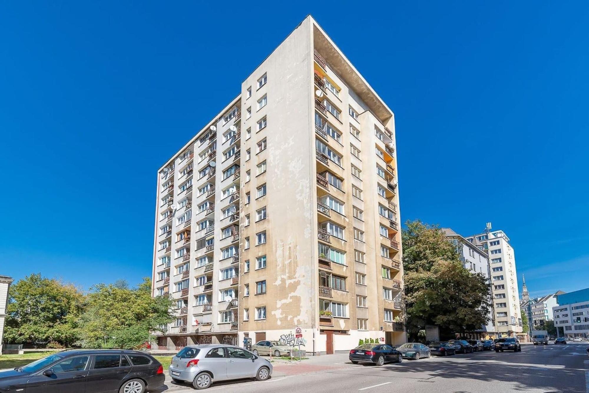 Navy Aesthetic Apartment With Balcony By Noclegi Renters Varsovia Exterior foto